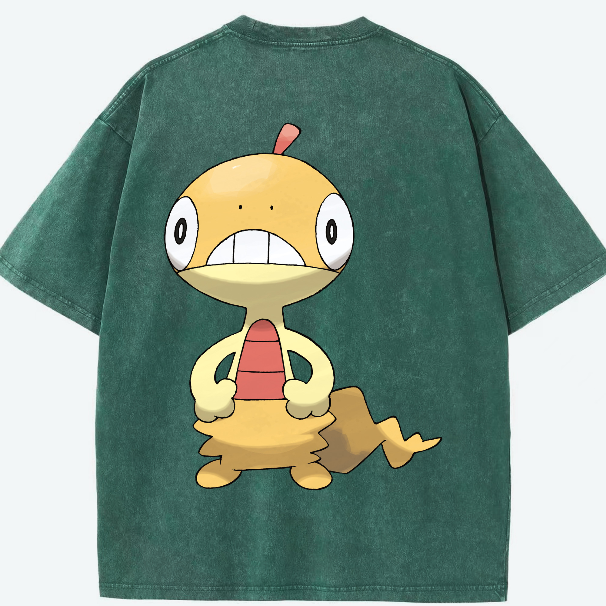 （画像用） ポケットモンスター Pokémon 綿100% ヴィンテージ風 半袖Tシャツ（背面プリント）